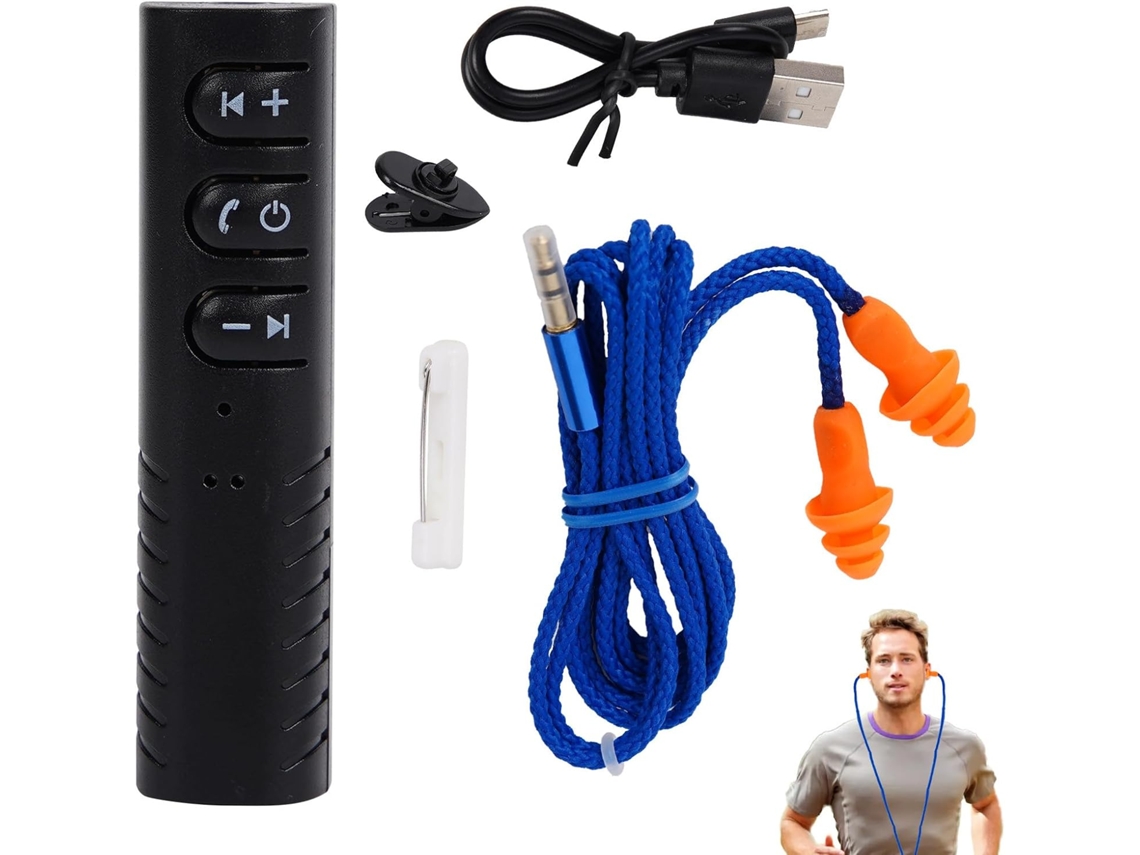 Fones De Ouvido Sem Fio Com Protetores Auriculares E Pontas Silicone