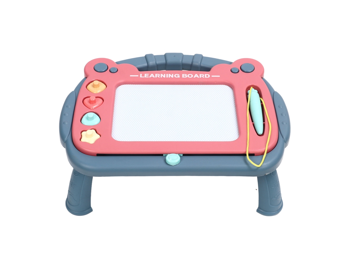 Mali quadro de Desenho Magnético para Crianças com 4 Blocos de Cor Tabuleiro Educativo Infantil