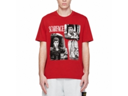Rockinstone Scarface World Is Yours Collage Red T-shirt Size:l