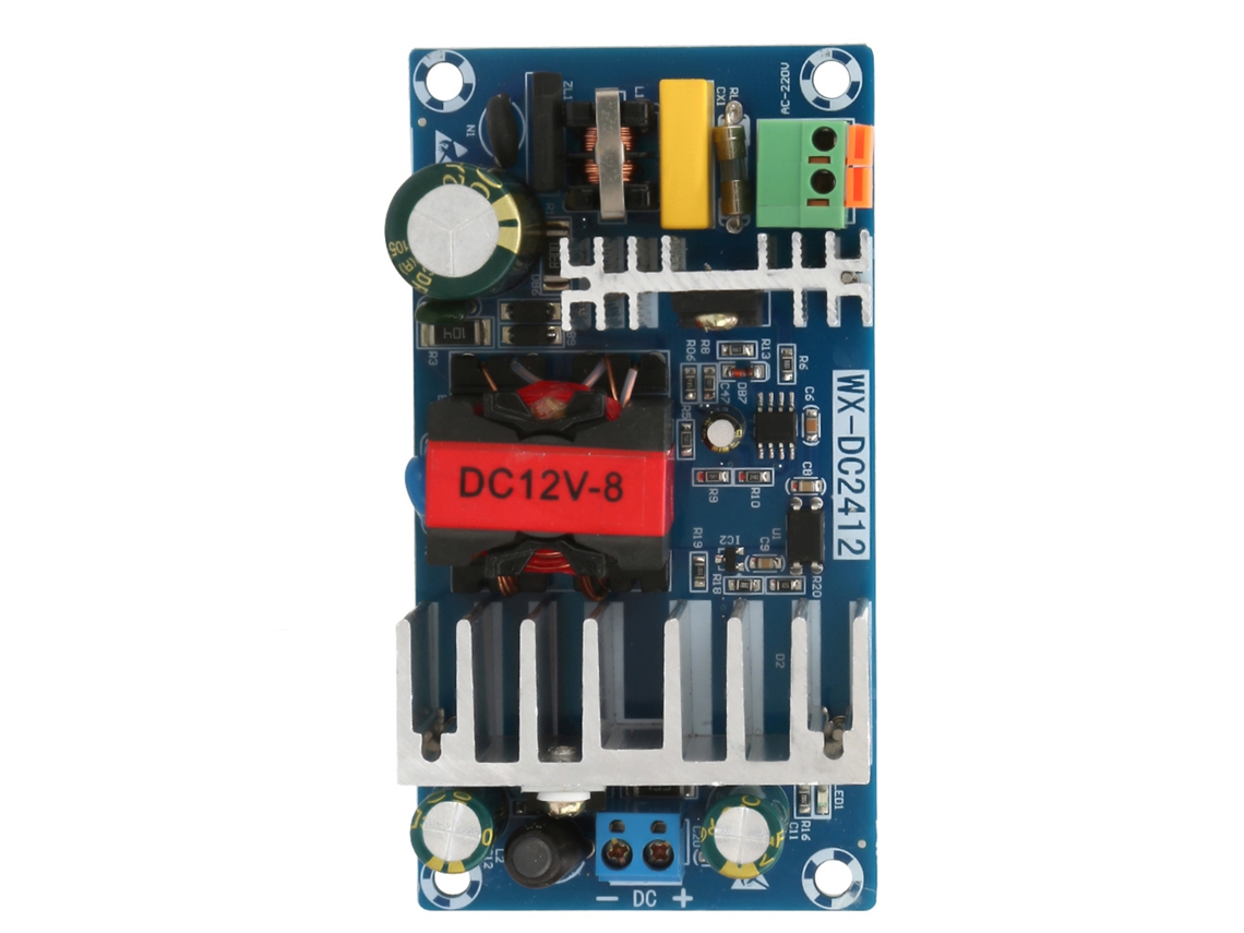 Placa De Fonte Chaveada 12v 8a 100w Módulo Dc