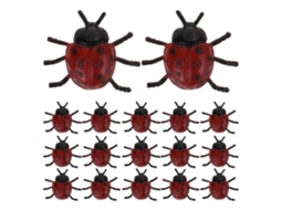 Lurelia Modelo Miniatura 30 Peças, Para Crianças - Brinquedos De Joaninha Falsa Com 30 Peças. Modelos
