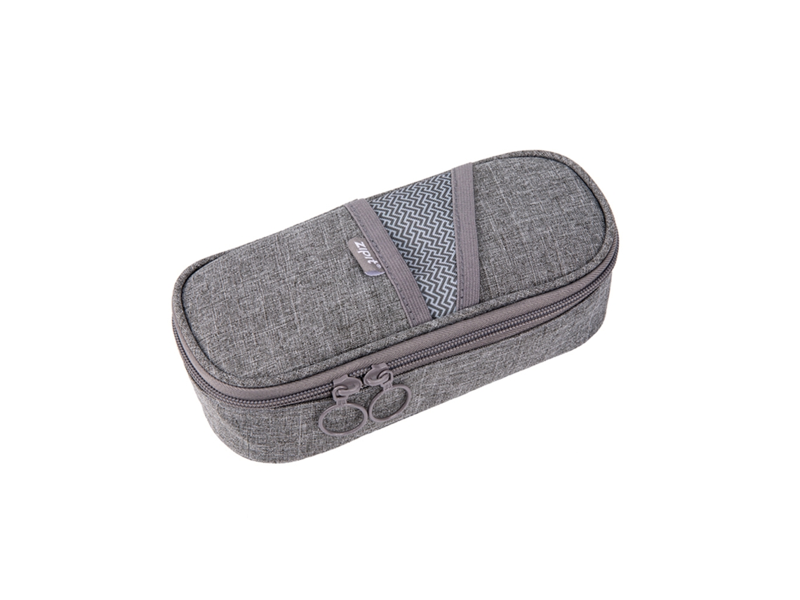 Estojo ZIPIT664461 (cinzento - Poliéster - 22 X 5 X 9 Cm)