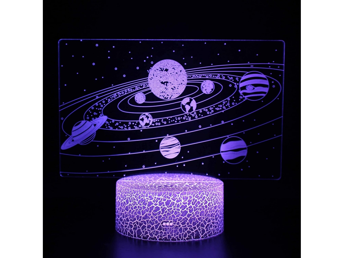 Luminária Galáxia com Controle Remoto Efeito 3D Decoração de Quarto NEVEANCE