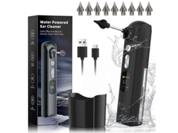 Irrigador Ouvido Elétrico com Ecrã 3 Configurações Ipx7 10 Acessórios À Bateria ZYBLSSBB
