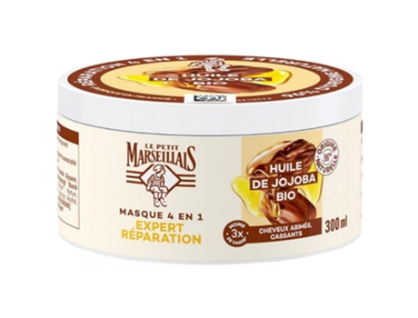 LE PETIT MARSEILLAIS Máscara Reparadora 4 Em 1 Jojoba Expert 300 Ml