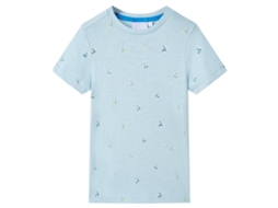 T-shirt Para Criança Azul 140