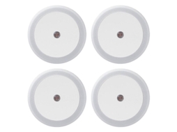 Luminária Noturna Getit, de Embutir na Parede com Sensor Luz, Luz Noturna Led, Iluminação para Escadas e Corredores, Branco Quente BRILVIBERA