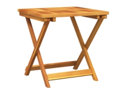 Garden Table, Garden Tables Vidaxl Marrom Madeira De Acácia (50 X 50 X 50 Cm)