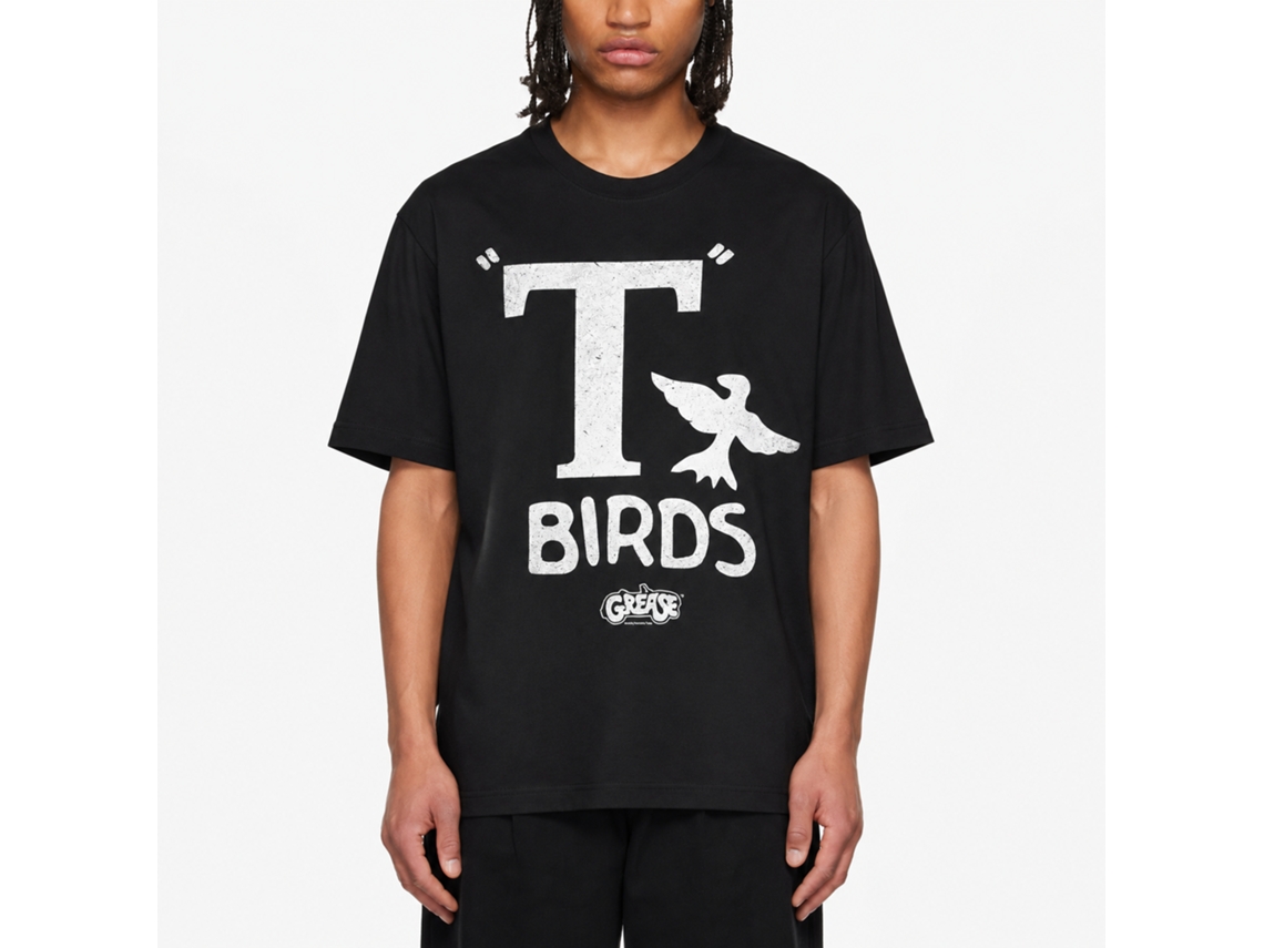 Rockinstone Grease T Birds Black T-shirt Size:s