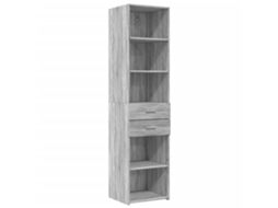 Highboard, Highboards Vidaxl Cinzeto Madeira Processada (45 X 42.5 X 185 Cm)