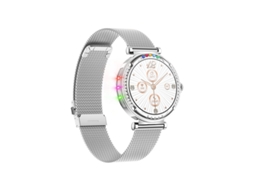 Smartwatch Cf33 1.27 Polegadas Ip67 À Prova D'água Mais De 100 Modos Esportivos Prata Bestvite