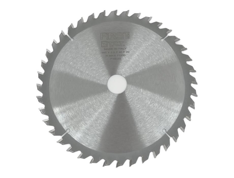 Lâmina de Serra Circular Hm D. 160 X Al. 20 X Th. 2,5/1,6 Mm X Z40 Alt para Madeira Eleth Ii  FIRST ITALIA