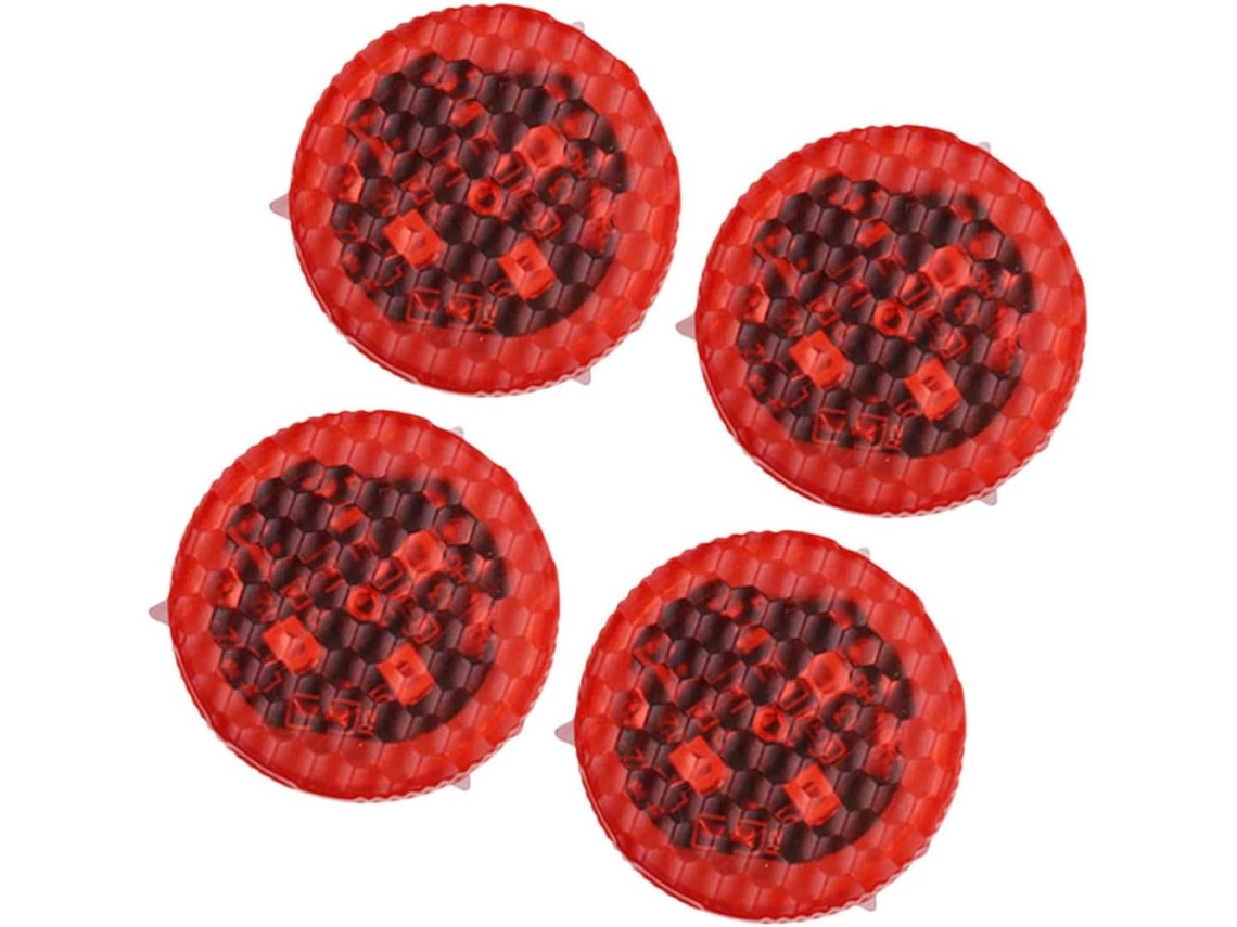Conjunto Besportble Com 4 Luzes De Advertência Led Vermelhas Para Portas Carro, Lâmpadas De Pvc Estáveis Para Evitar