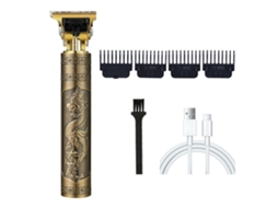 Cortador Elétrico De Cabelo Com Lâmina Afiada Aço Inoxidável Lavável E Pentes Guias Para Barbearia