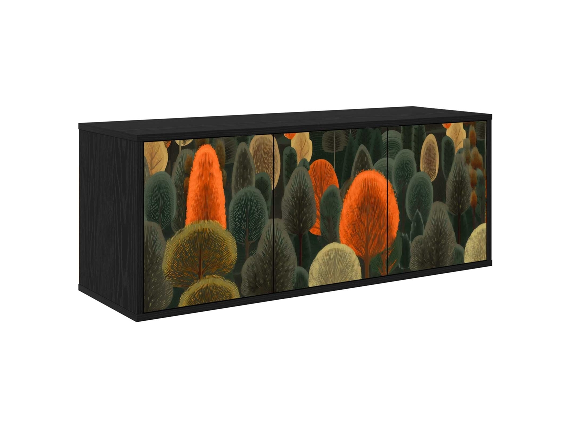 Vidaxl Armário De Tv Montado Na Parede Zaandam 102 X 33 X 40 Cm