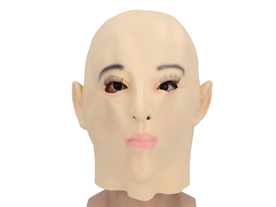 Capa De Rosto Realista Para Cosplay No Dia Das Bruxas Acessório Fantasia