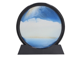 Mali pintura de Areia Móvel 3d 7 Polegadas Paisagem Marinha Profunda Decorativa Relaxante Azul