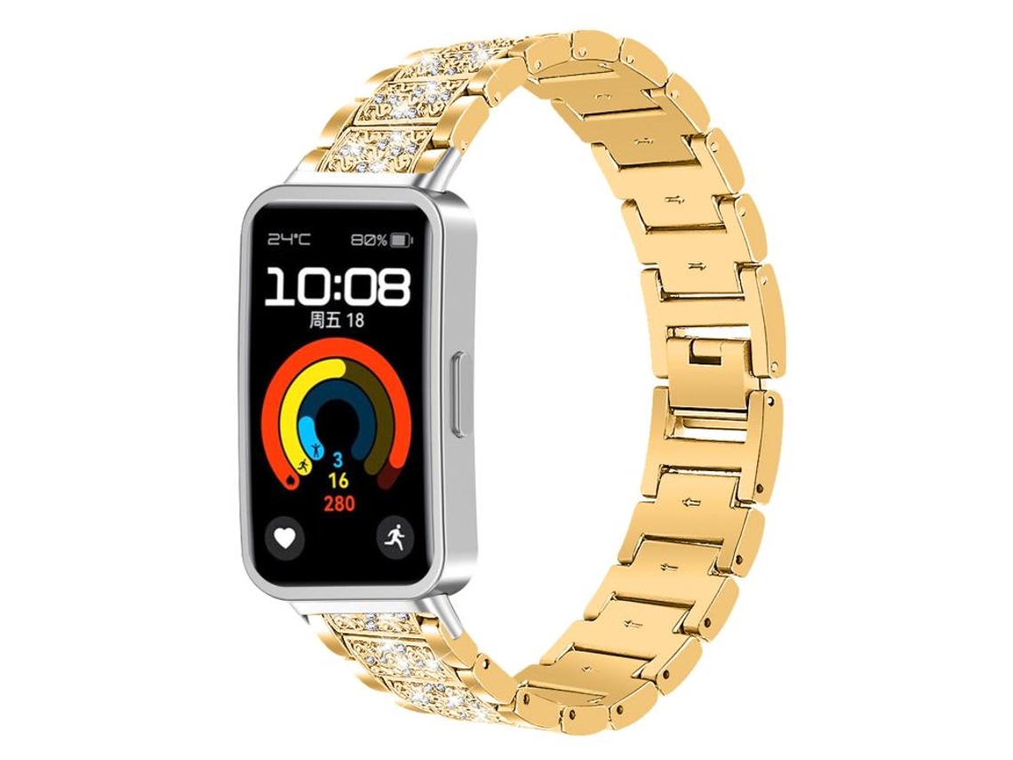 Bracelete para Huawei Watch 5 Silicone Corrugado com Fivela de Aço Prate Azul nuvem XIAOMOYU (42mm)