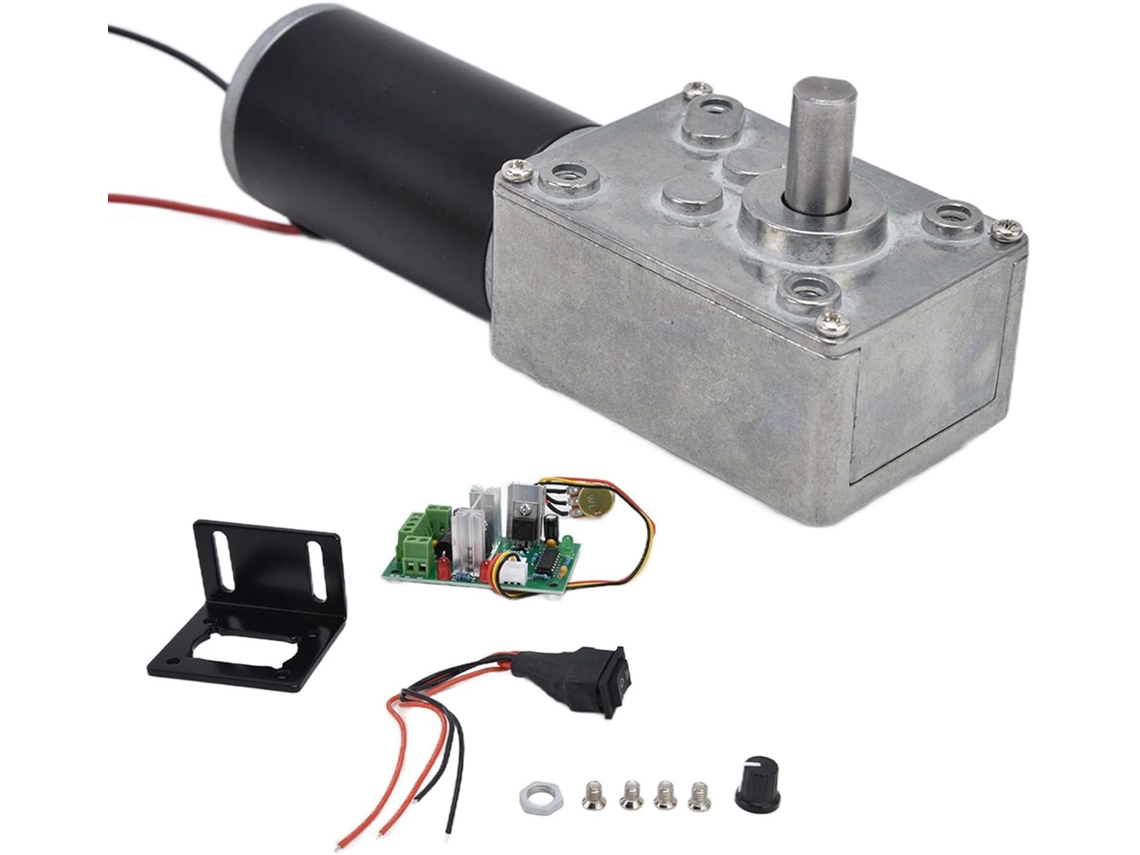 Acessório Para Máquinas Com Redutor De Velocidade Helicoidal Turbo Engrenagem 12v Dc E Eixo Aço 8mm Cortina, Outdoors E