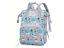 Mochila Maternal, Mochila Leve para Bebês, com Compartimento Térmico para Mamadeira, Presente para Futuras Mamães SPQMENT (cinza)