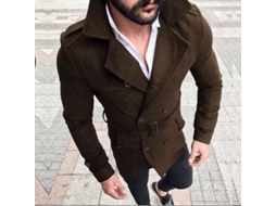 2026 chaqueta de Negocio para Hombre Abrigo Trench Exterior de Algodón Mezclado