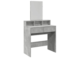 Toucador com Espelho 80x41x144,5 Cm Cinzento Cimento MAISON EXCLUSIVE