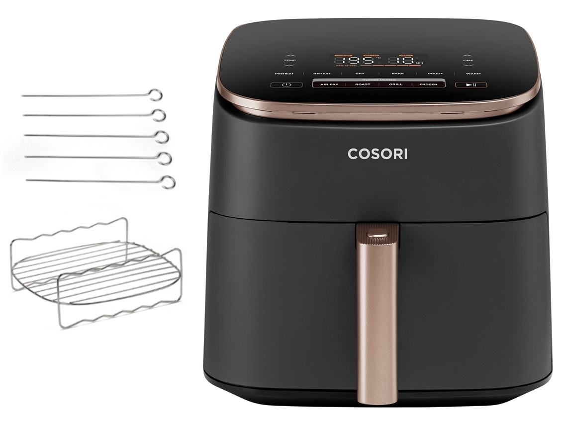 Fritadeira sem Óleo Air Fryer COSORI Turbo Blaze (Outlet Grade A - 6 L - Preto)