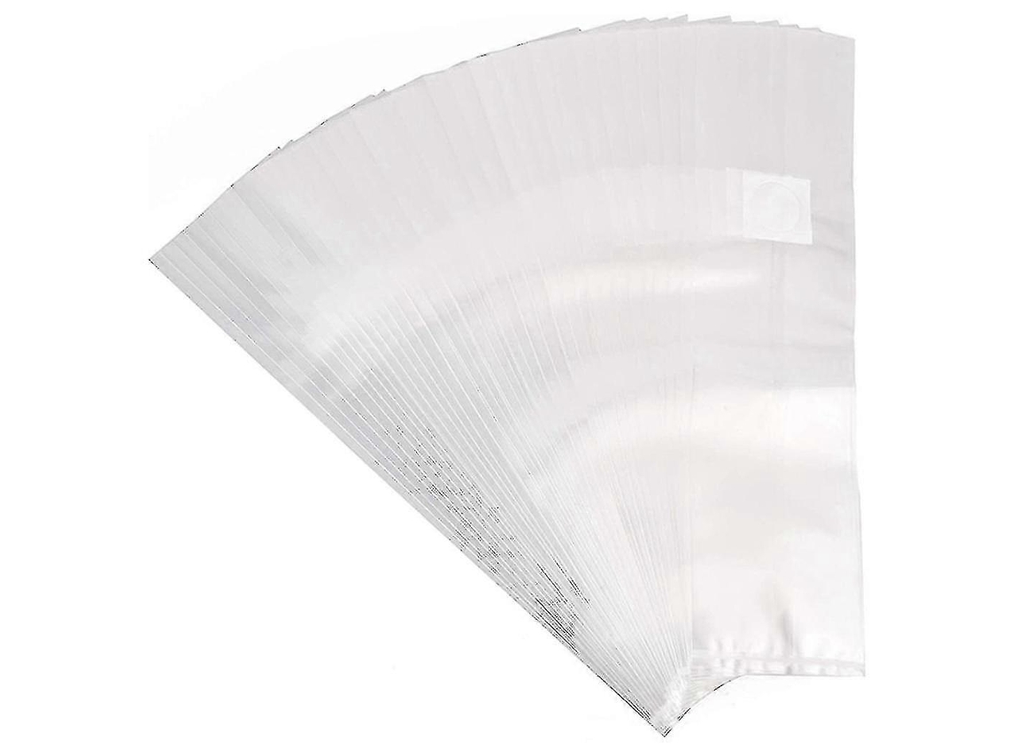 100 Sacos Para Cultivo De Cogumelos, Sacos Grossos, 6 Sacos De 15 Cm X 50 Cm Com Filtro De 0,2 Mícron Aquaforge