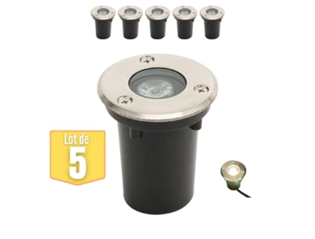 Conjunto de 5 Leds À Prova D'Água -En 1W 100Lm 4000K Ip67 HOROZ ELECTRIC