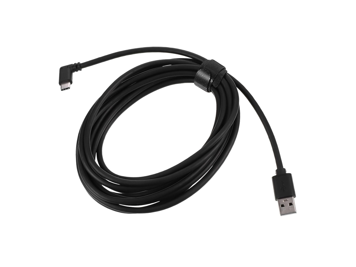 Cabo Usb Tipo C Com Conector Angular Para Transferência De Dados E