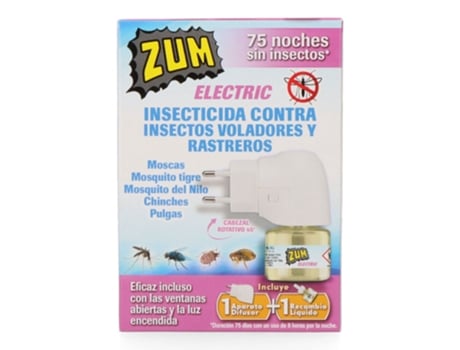 ZUM INSETICIDA ELETRICO APARELHO+ RECARGA T-1001