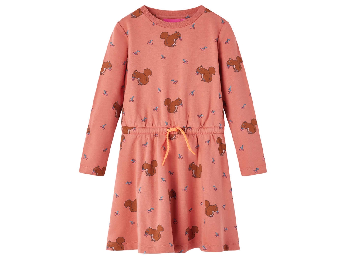 Vestido Para Criança Rosa-velho 104