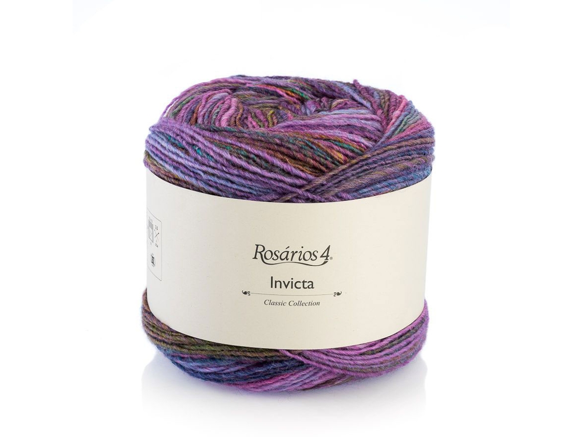 Fio de La ROSARIOS 4 Invicta 150G Alfazema 33