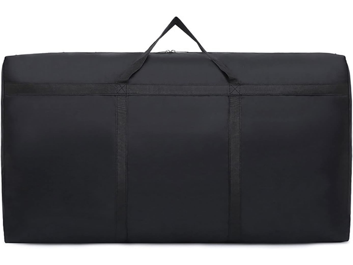 Mala de Viagem Dobrável, Organizador Bolsa Grande 90l com Alça, Preta AQUAFORGE (80*45*25cm)