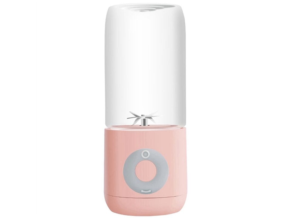 Lurelia Liquidificador Portátil Recarregável Usb, 500 Ml, Para Sumos, Rosa