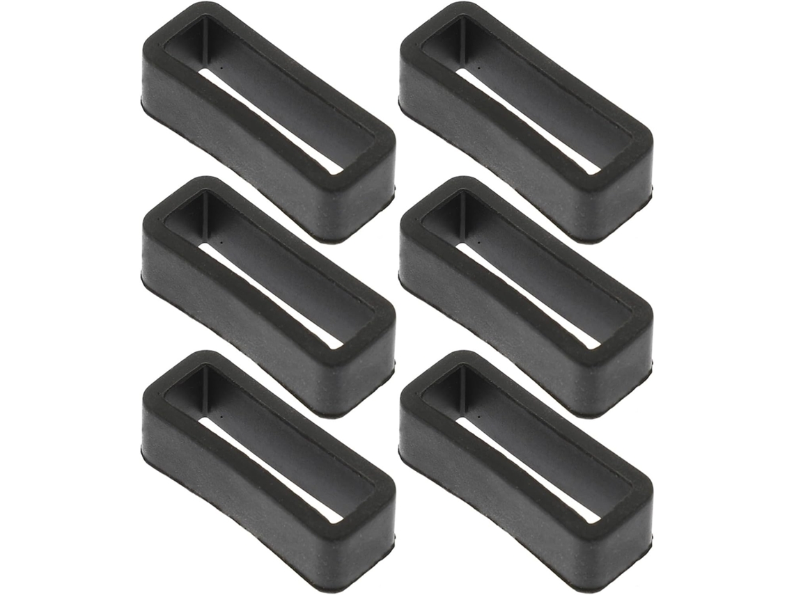 Conjunto De 6 Fivelas De Silicone Para Pulseira De Relógio