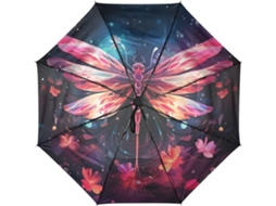 Guarda Chuva de Viagem Automático Starry Dragonfly S/MARCA
