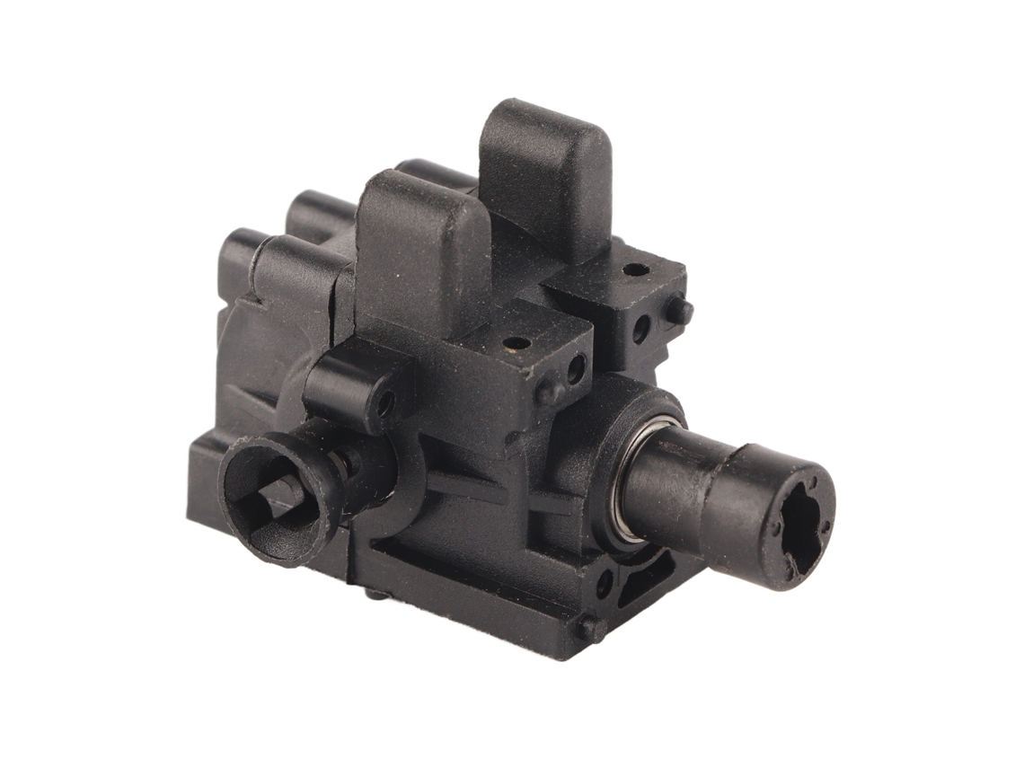 Mali capa de Caixa de Engrenagem Diferencial Dianteira de Aço Plástico para Rc Zd Racing 1/16 S16 Ex16 16426 2011 Preta