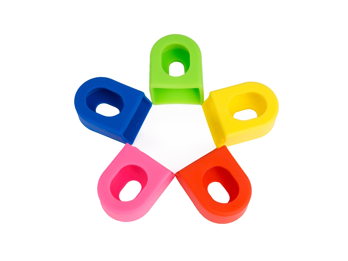Ztto 2 Peças Capa Protetora De Silicone Para Manivela De Bicicleta Mangas Antiderrapantes Para Roda Dentadavayotoy