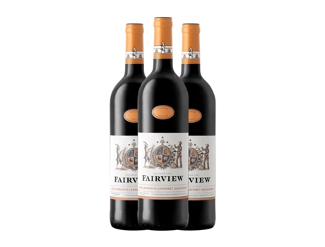 Vinho FAIRVIEW Estate Range Cabernet Sauvignon Western Cape (0.75 L - 3 Unidades)
