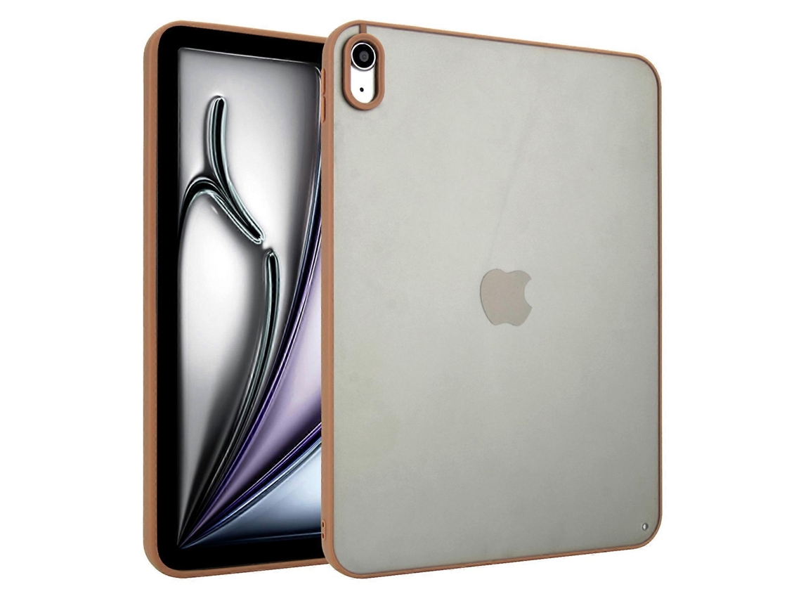 Capa para iPad Air 11 (2024), Air (2022) e (2020), capa de TPU macio e acrílico fosco à prova de choque, Hengrongshen Desert Gold (2025).