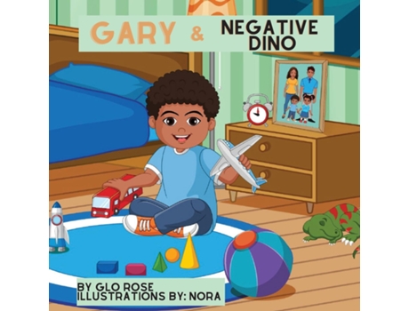 Livro Gary amp Negative Dino de Glo Rose (Inglês)