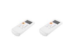 2 Controles Remotos De Substituição Para Ar Condicionado Midea Rg57b1/bge Rg57b/bge Rg57/bge Rg57a6/bgef Rg57e1/bgeu1