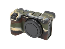 Capa Protetora de Silicone Macio Brilhante para Sony Ilce 6700 / A6700 Camuflagem XIAOMOYU