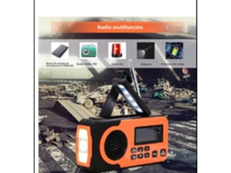 Rádio Digital Dab/dab+/fm, Bateria Externa de 5000mah MDUG (laranja)
