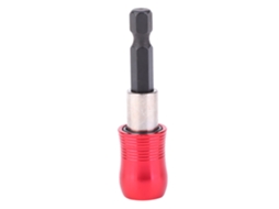 Adaptador de Barra de Extensão de Broca Porta Bit Pregoeiro Magnético 60mm 1/4