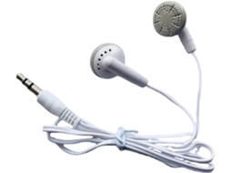 Fones De Ouvido Com Fio 60 Cm 3,5 Mm, Cabo E Para Mp3 Ao Ar Livre