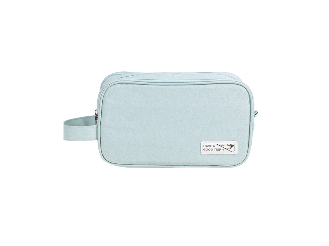 Mochila para Viagem de Banho e Toalha Portátil com Separação Seco e Molhado ZSANFS (azul Claro 25.5*10.14.5cm)