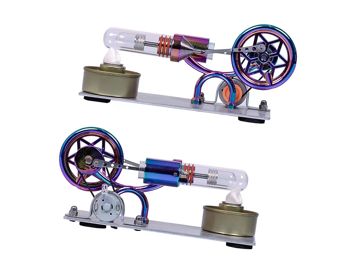 Modelo de Motor Stirling com Gerador LED S/MARCA