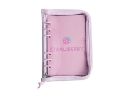 Pasta de Folhas Soltas A5/ A6 com 6 Furos e Zíper, Ideal para Cadernos, Agendas e Organizadores de Fotos BRILVIBERA